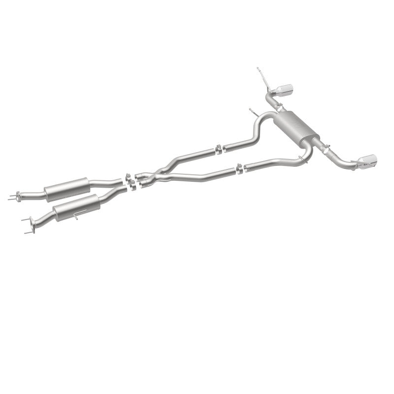 Load image into Gallery viewer, MagnaFlow Cat-Back SS 2.5in Dual Split Rear 4in Black Tip 11-16 Jeep Grand Cherokee 5.7L V8/3.6L V6