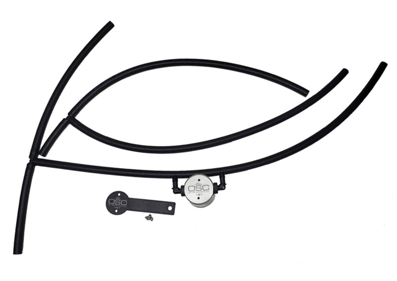 Load image into Gallery viewer, J&L 16-24 Nissan Titan 5.6L Passenger Side Oil Separator 3.0 - Clear Anodized