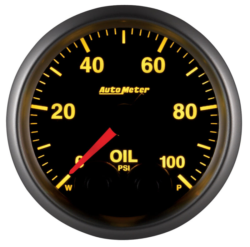 Load image into Gallery viewer, Autometer Elite 52mm Oil Pressure Peak and Warn Gauge w/ Electonic Control