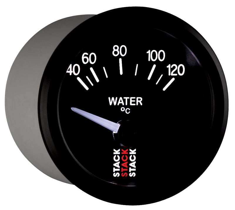 Load image into Gallery viewer, Autometer 52mm Stack Instruments 40-120 Degree C Electric Water Temperature Gauge - Black