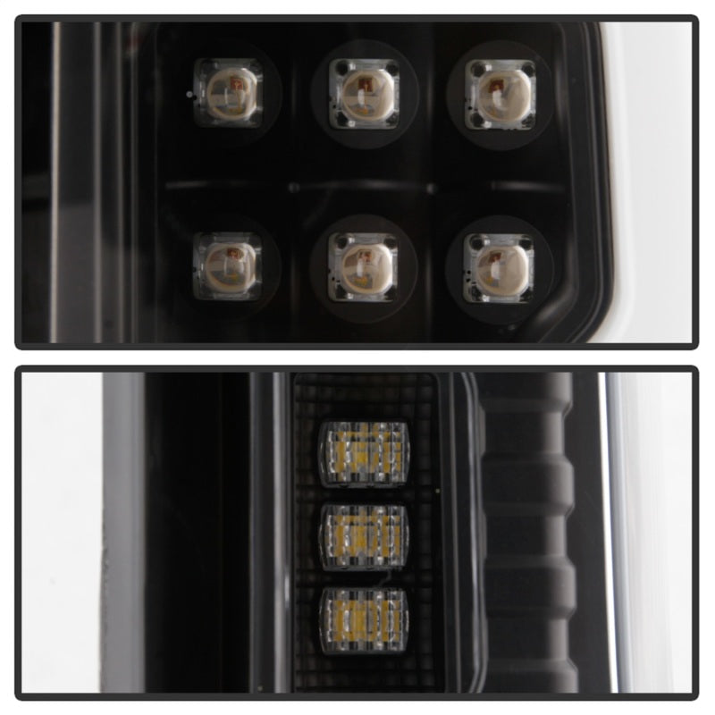 Load image into Gallery viewer, Spyder Chevy Silverado 19-20 LED Tail Light Black ALT-YD-CS19HAL-BK