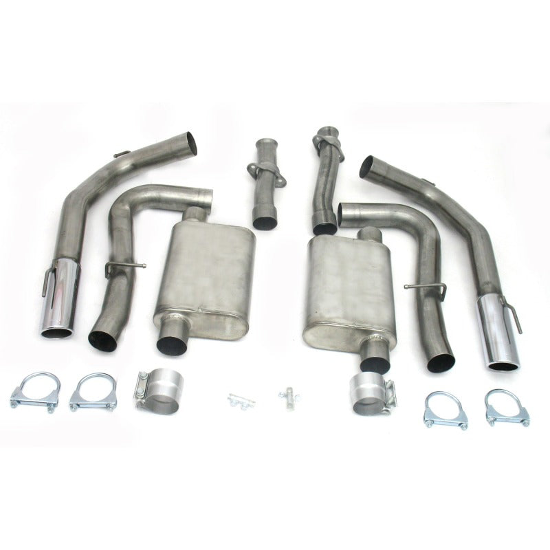 Load image into Gallery viewer, JBA 99-04 Ford Mustang Cobra IRS 4.6L 4V 409SS Dual Rear Exit Cat-Back Exhaust