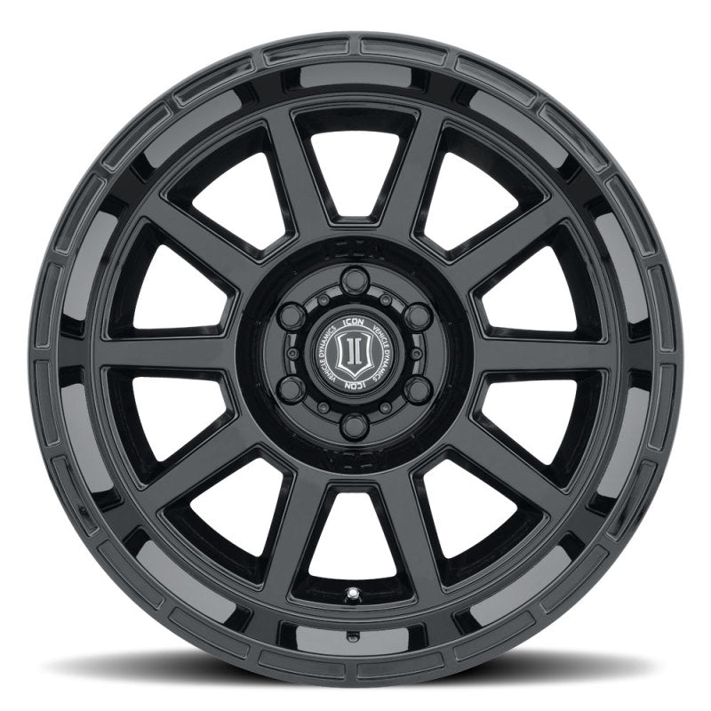 Load image into Gallery viewer, ICON Recoil 20x10 6x5.5 -24mm Offset 4.5in BS Gloss Black Wheel