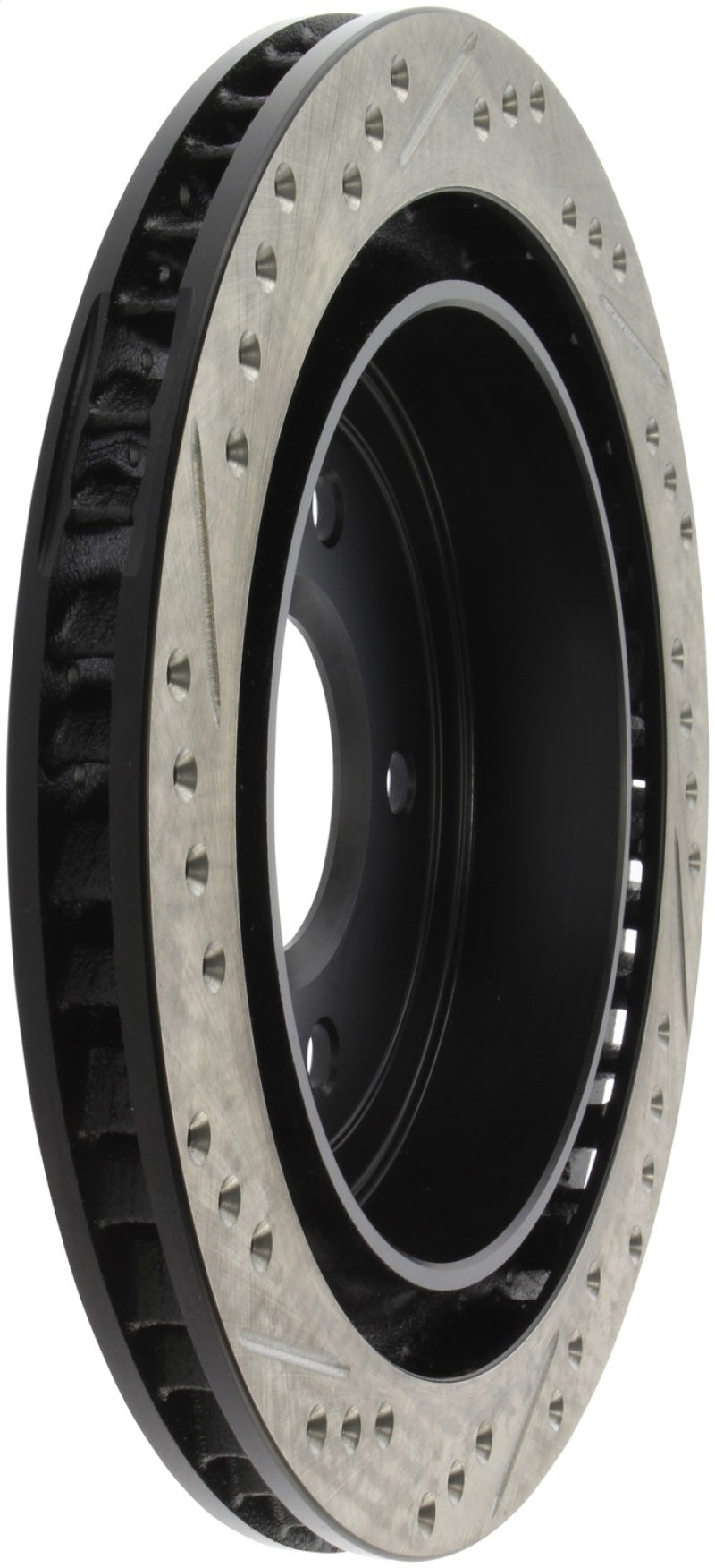 Load image into Gallery viewer, StopTech 97-10 Chevy Corvette Slotted & Drilled Rear Left Rotor