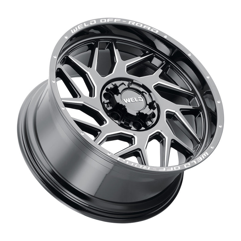 Load image into Gallery viewer, Weld Off-Road W117 20X10 Fulcrum 5X127 5X139.7 ET-18 BS4.75 Gloss Black MIL 87.1