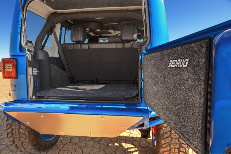 Load image into Gallery viewer, BedRug 07-10 Jeep JK Unlimited 4Dr Rear 5pc Cargo Kit (Incl Tailgate & Tub Liner)