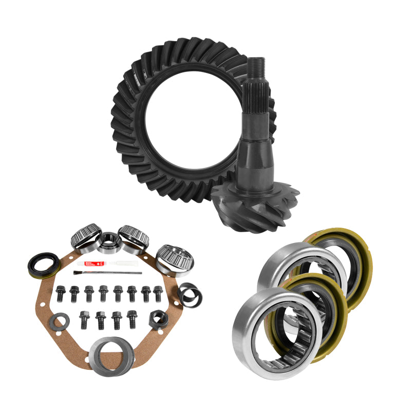 Load image into Gallery viewer, Yukon Gear 9.25in CHY 3.55 Rear Ring & Pinion Install Kit 1.705in Axle Bearings and Seal