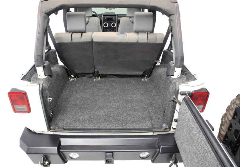 Load image into Gallery viewer, BedRug 07-10 Jeep JK 2Dr Rear 5pc Cargo Kit (Incl Tailgate & Tub Liner)