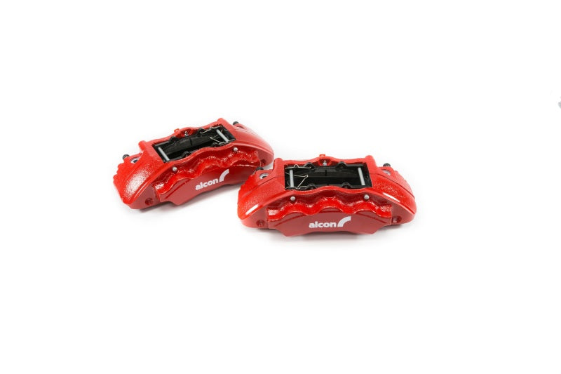 Load image into Gallery viewer, Alcon 2019+ Ford Ranger/2020+ Bronco 2.3L 350x34mm Rotors 6-Piston Calipers Front Brake Kit - Red