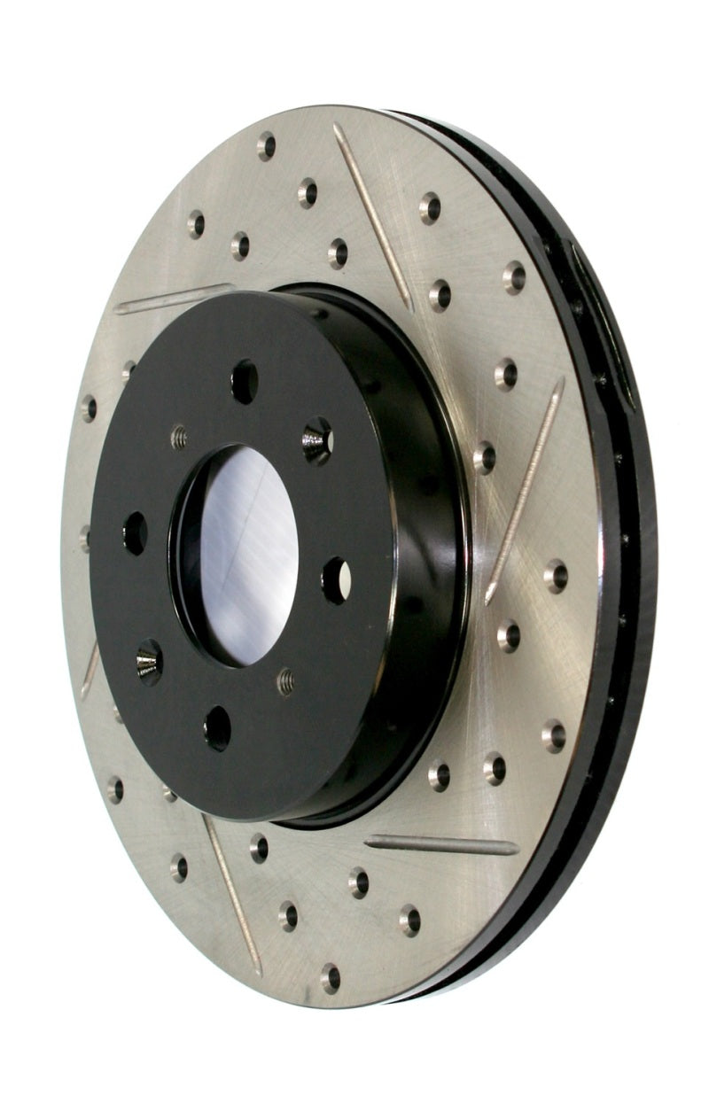 Load image into Gallery viewer, StopTech SportStop 06-09 Chrysler SRT-8 Front Left Drilled & Slotted Rotor