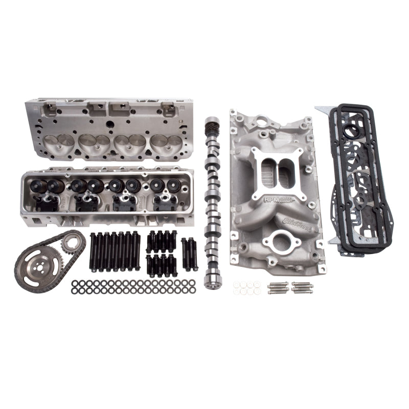 Load image into Gallery viewer, Edelbrock 435Hp Total Power Package Top-End Kit for Use On 1987 And Later SB-Chevy w/ Oe Lifters