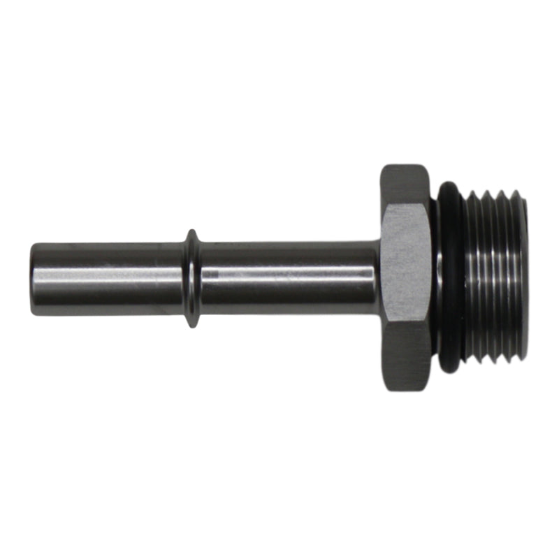 Load image into Gallery viewer, DeatschWerks 10AN ORB Male to 3/8in Male EFI Quick Connect Adapter - Anodized DW Titanium