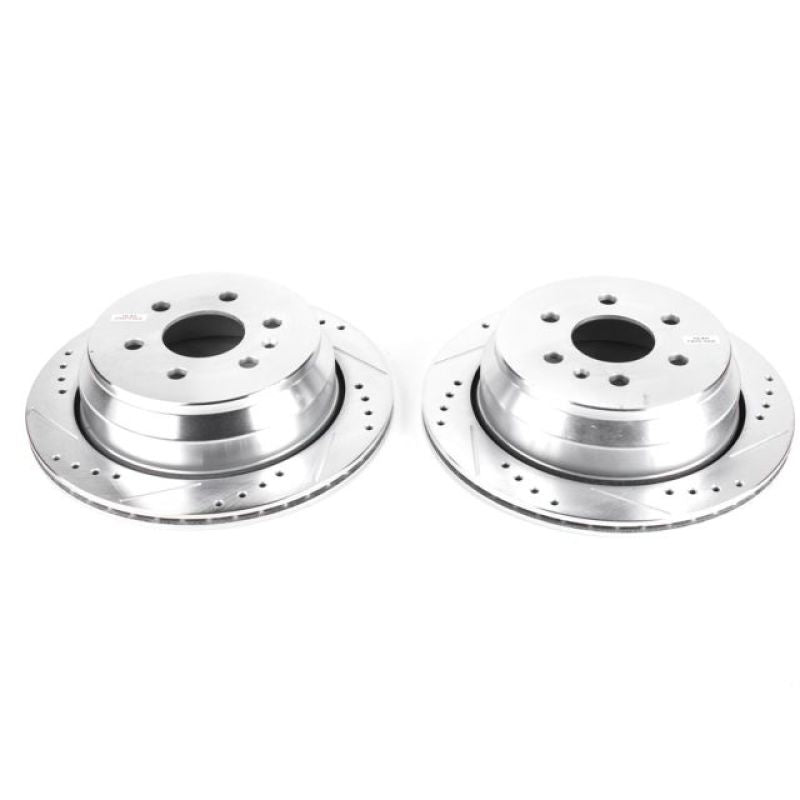 Load image into Gallery viewer, Power Stop 15-19 Chevrolet Colorado Rear Evolution Drilled & Slotted Rotors - Pair