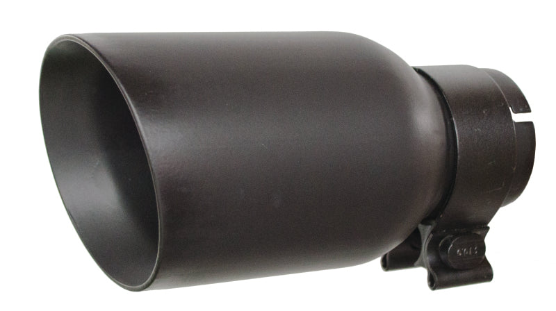 Load image into Gallery viewer, Go Rhino Exhaust Tip - Textured black - ID 2 1/2in x L 8in x OD 4in