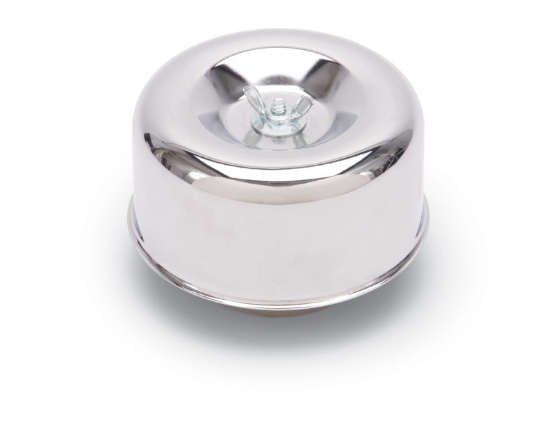 Load image into Gallery viewer, Edelbrock Air Cleaner 94 Series Round Steel Top 4 65In Dia X 3 125In 2 63In ID Raised Base Chrome