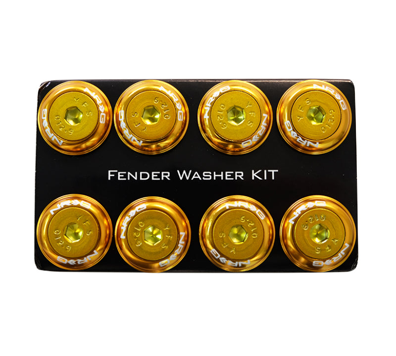 Load image into Gallery viewer, NRG Fender Washer Kit w/Color Matched M8 Bolt Rivets For Plastic (Rose Gold) - Set of 8