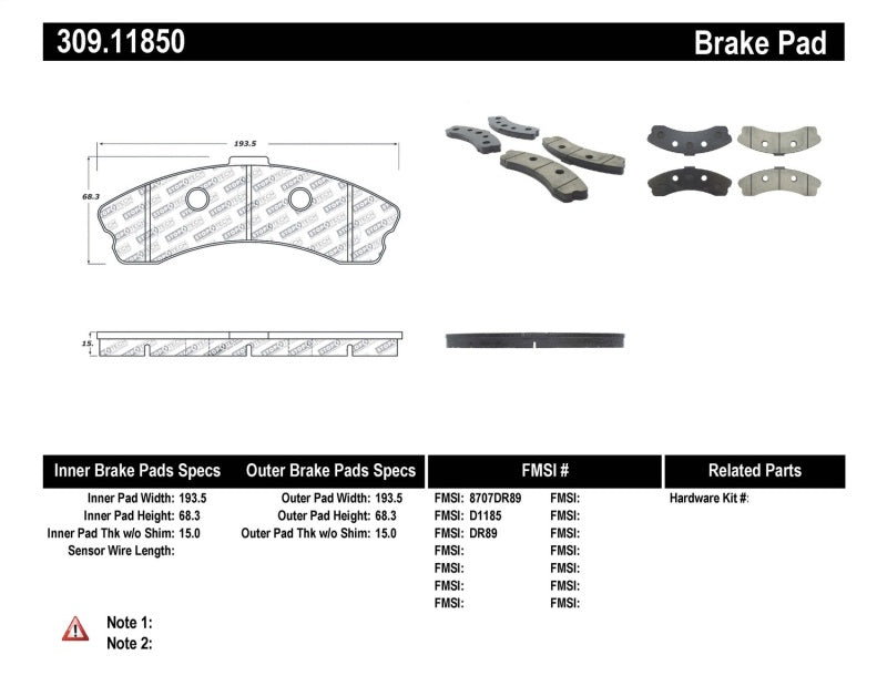 Load image into Gallery viewer, StopTech Performance 06-09 Chevrolet Corvette Z06 Front Brake Pads
