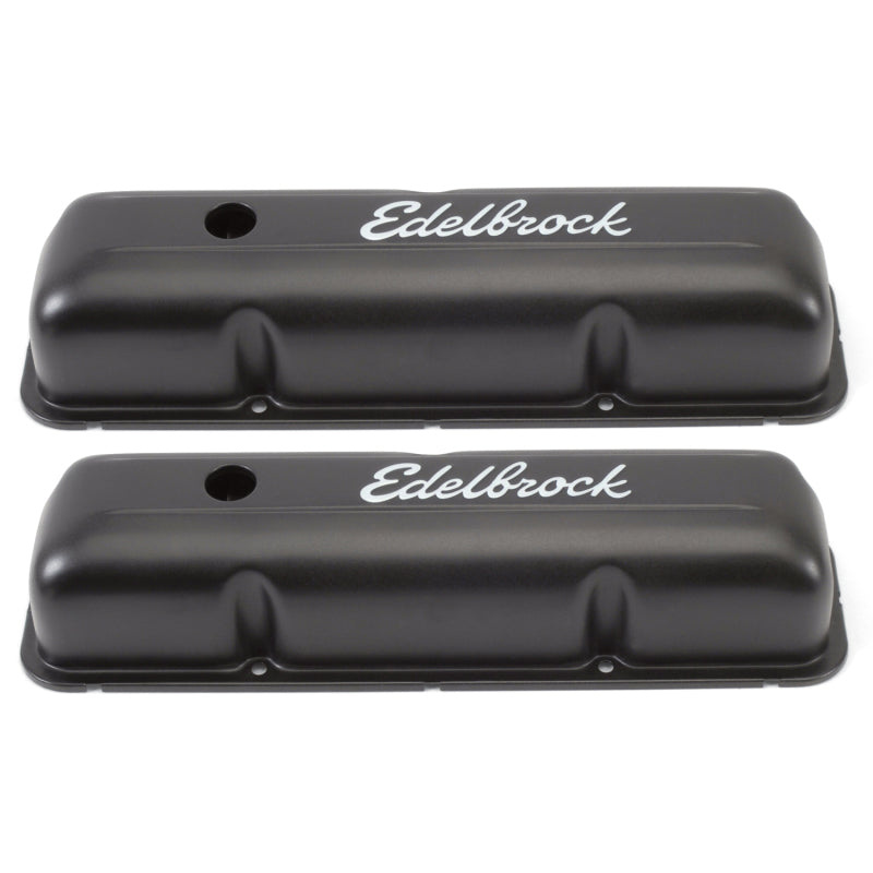Load image into Gallery viewer, Edelbrock Valve Cover Signature Series Ford 1958-1976 FE V8 Black