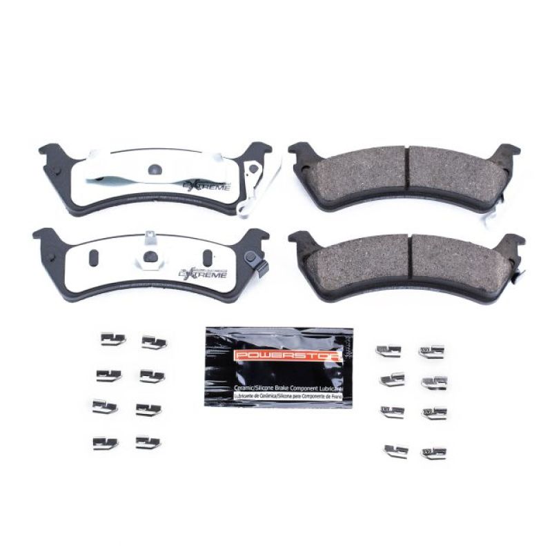 Load image into Gallery viewer, Power Stop 94-98 Jeep Grand Cherokee Rear Z36 Truck & Tow Brake Pads w/Hardware