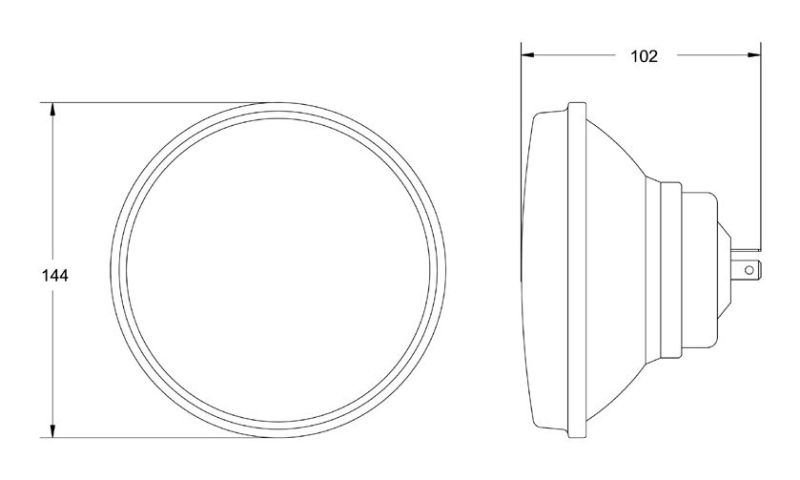 Load image into Gallery viewer, Hella Vision Plus 5.75 inch Round High/Low Beam Conversion Headlamp Kit