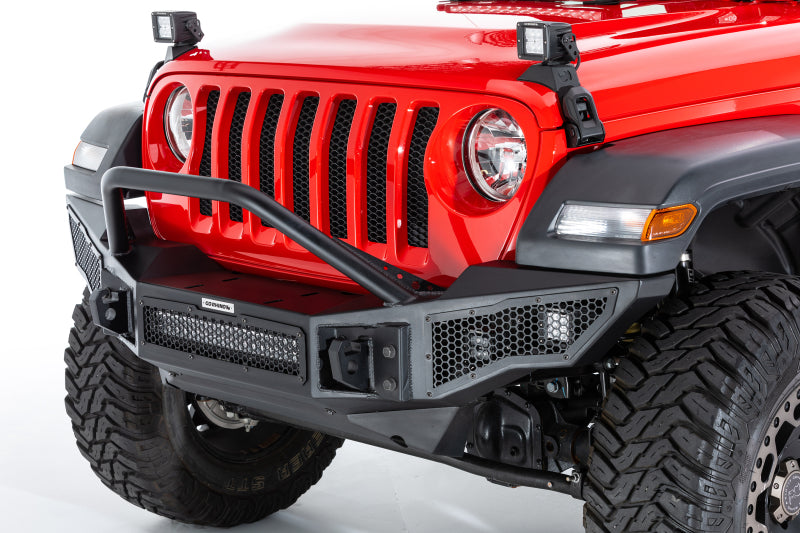 Load image into Gallery viewer, Go Rhino 07-20 Jeep Wrangler JL/JLU/JK/JKU/Gladiator JT Rockline Full Width Bumper w/ Overrider