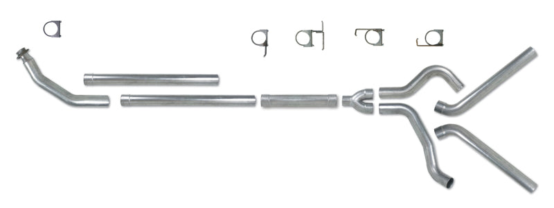 Load image into Gallery viewer, Diamond Eye KIT 4in Turbo Back MFLR RPLCMENT PIPE DUAL SS: 94-02 DODGE CUMMINS 5.9L