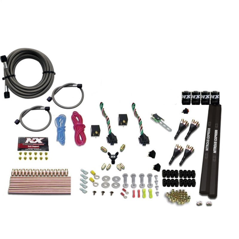 Load image into Gallery viewer, Nitrous Express 4 Cyl SX2 Nozzle Nitrous Kit (100-300HP x 2) w/o Bottle