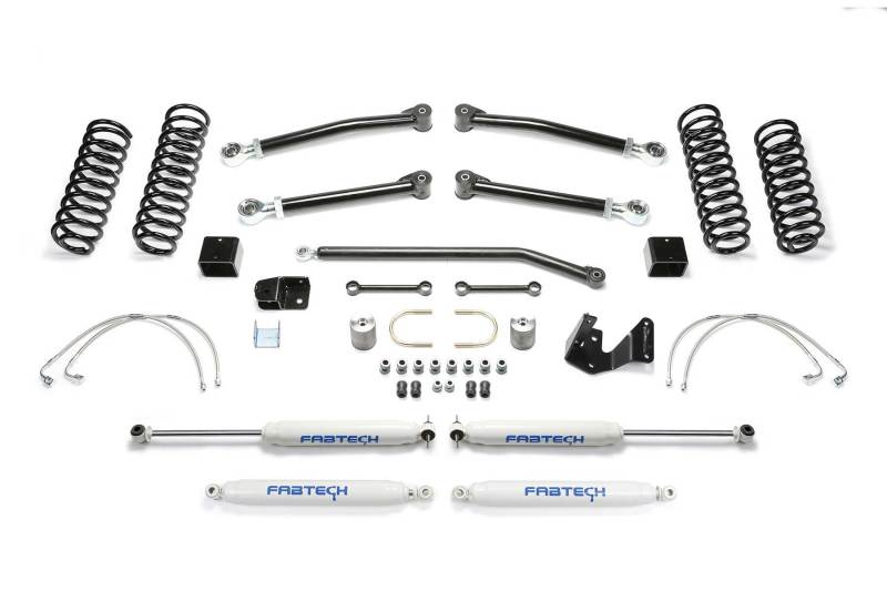 Load image into Gallery viewer, Fabtech 07-18 Jeep JK 2-Door 3in Trail Ii w/Perf Shocks