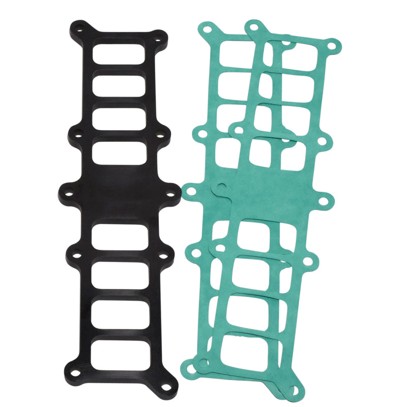 Load image into Gallery viewer, BBK 86-95 Mustang 5.0 Phenolic Manifold Spacer Kit Edelbrock Performer 3/8