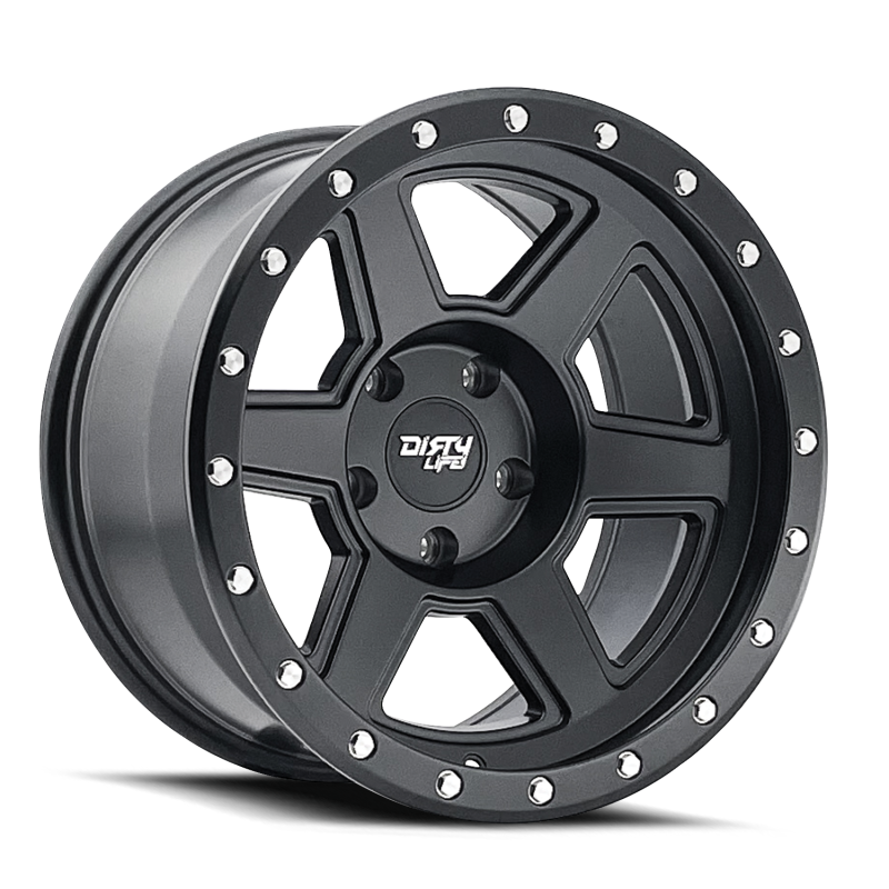 Load image into Gallery viewer, Dirty Life 9315 Compound 17x9 / 5x139.7 BP / -12mm Offset / 108mm Hub Matte Black Wheel