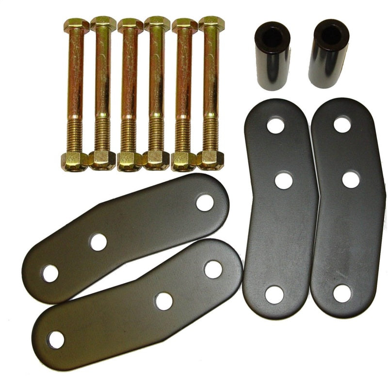 Load image into Gallery viewer, Rugged Ridge HD Rear Leaf Spring Shackles 1-In Lift 87-95 Jeep Wrangler YJ