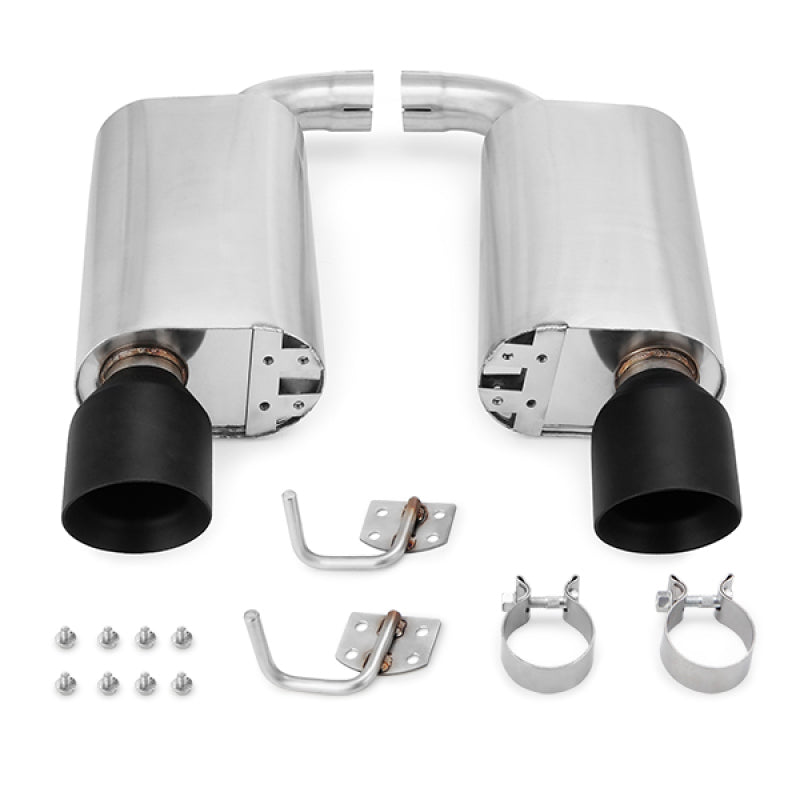 Load image into Gallery viewer, Mishimoto 2015+ Ford Mustang GT Street Axleback Exhaust w/ Black Tips