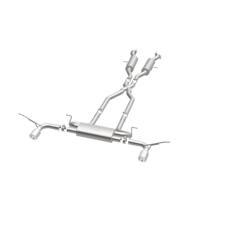 Load image into Gallery viewer, MagnaFlow Cat-Back SS 2.5in Dual Split Rear 4in Black Tip 11-16 Jeep Grand Cherokee 5.7L V8/3.6L V6