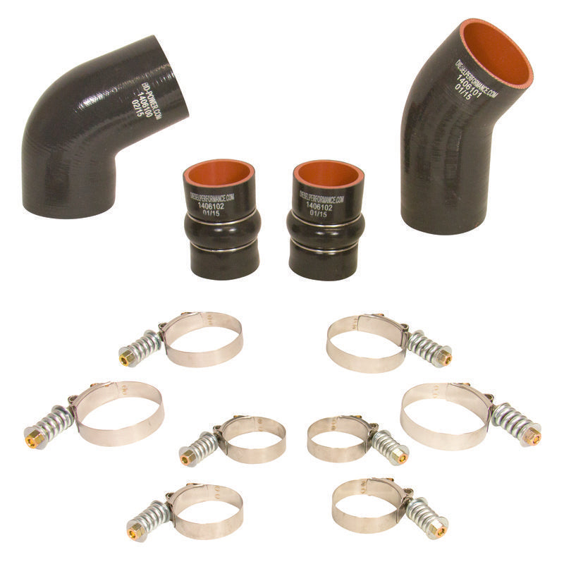 Load image into Gallery viewer, BD Diesel Intercooler Hose & Clamp Kit - 2004.5-2005 Chevy LLY Duramax