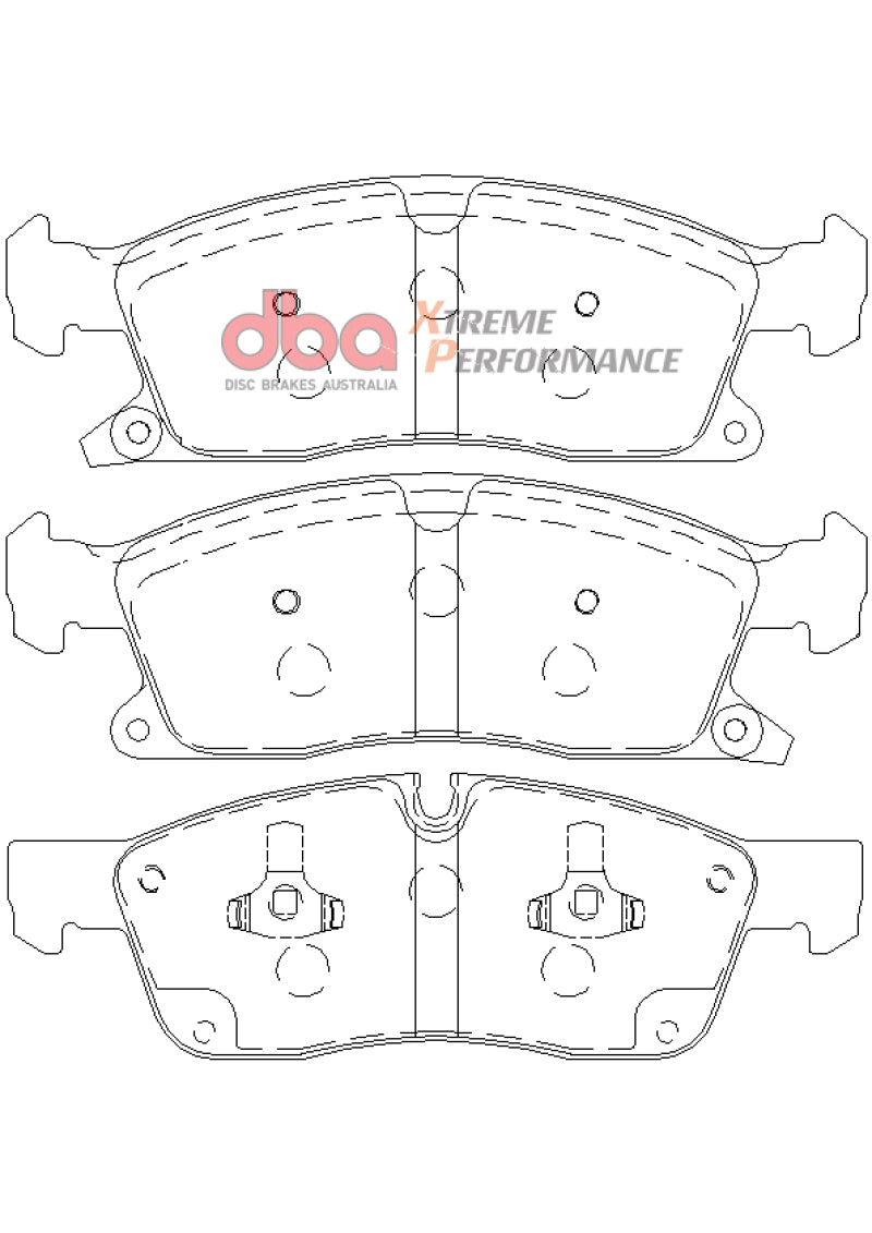 Load image into Gallery viewer, DBA 11-12 Dodge Durango / 11-12 Jeep Grand Cherokee XP650 Front Brake Pads