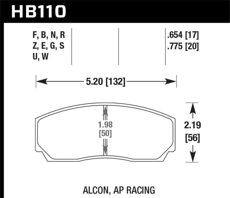 Load image into Gallery viewer, Hawk AP CP3307 / CP5040-5S4 / CP5200 (SC250) Caliper HT-10 Race Brake Pads