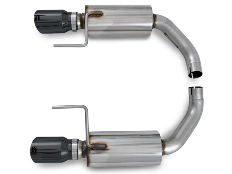 Load image into Gallery viewer, AWE Tuning S550 Mustang EcoBoost Axle-Back Exhaust - Touring Edition (Diamond Black Tips)