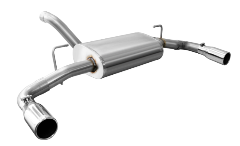 Load image into Gallery viewer, Corsa 2018-2025 Jeep Wrangler JL 2.5in Dual Rear Exit Polished Tips Touring Axle-Back Exhaust