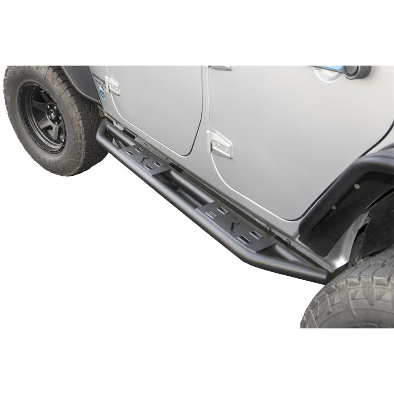 Load image into Gallery viewer, Rampage 07-18 Jeep Wrangler JK Unlimited TrailCrawler Rock Slider & Rocker Guard - Black