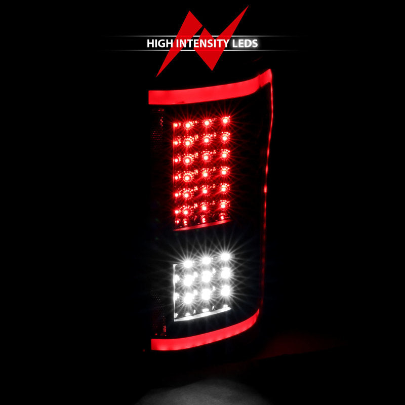 Load image into Gallery viewer, ANZO 15-17 Ford F-150 LED Taillights Black w/ Sequential