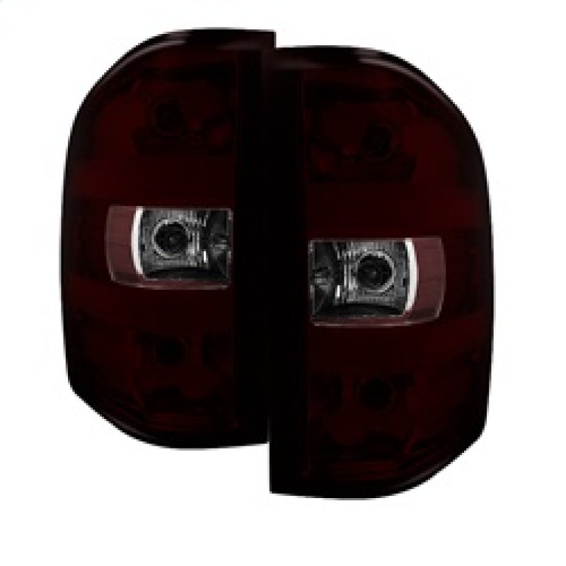Load image into Gallery viewer, xTune GMC Sierra 07-13 OEM Tail Lights Dark Red ALT-JH-CSIL07-OE-RSM
