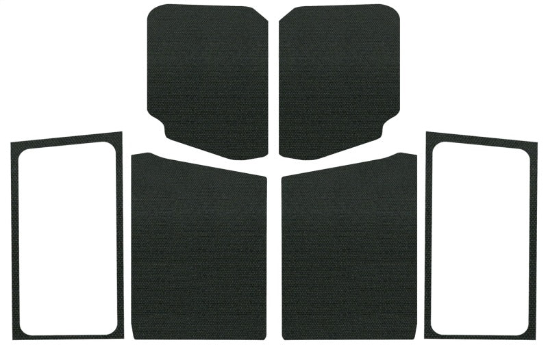 Load image into Gallery viewer, DEI 18-23 Jeep Wrangler JL 2-Door Boom Mat Complete Headliner Kit - 7 Piece - Black