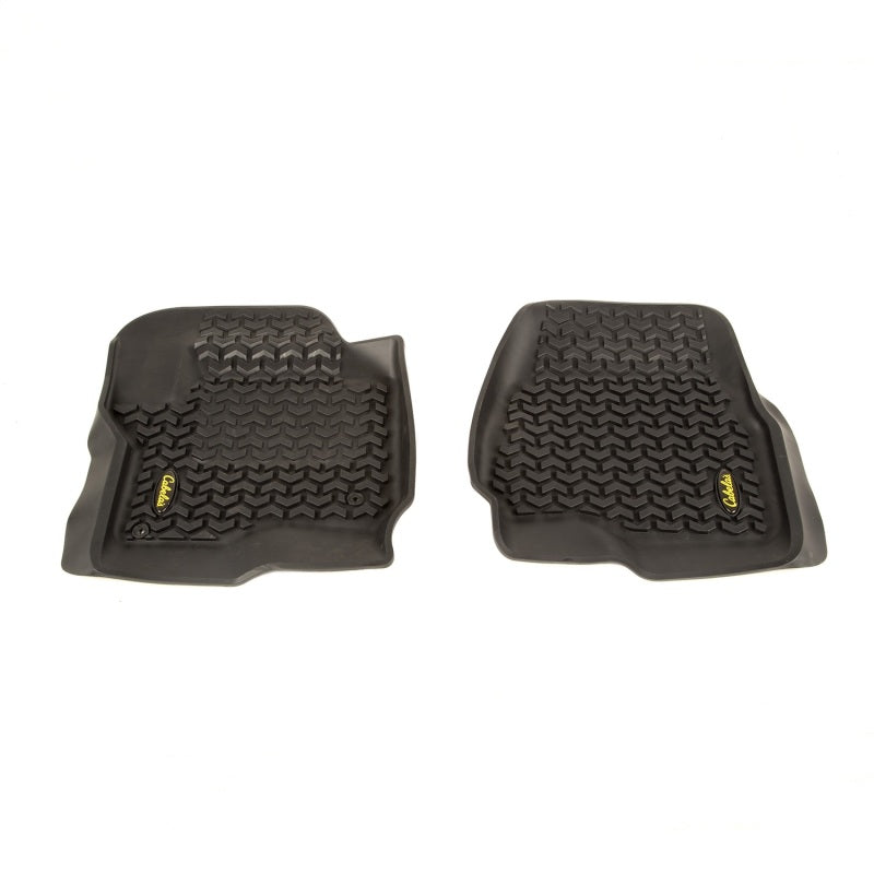 Load image into Gallery viewer, Rugged Ridge Floor Liner Front Black 2017-2018 Ford F-250 / F-350 / F-450 / F-550 Regular