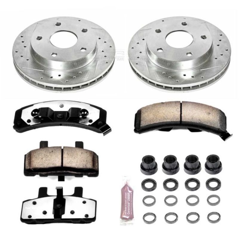 Load image into Gallery viewer, Power Stop 94-99 Dodge Ram 1500 Front Z36 Truck & Tow Brake Kit