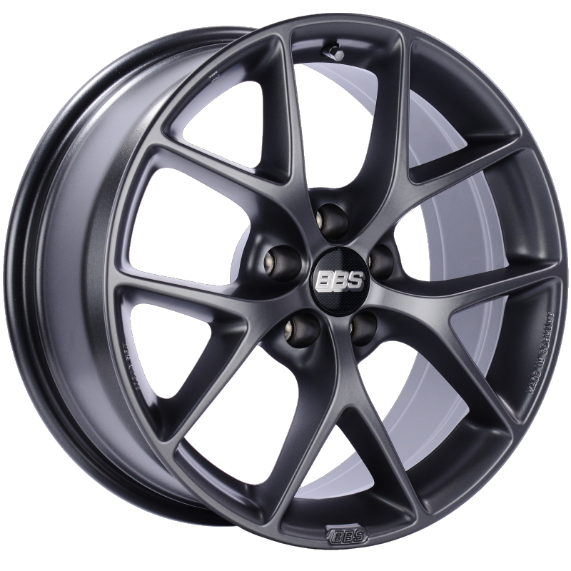 Load image into Gallery viewer, BBS SR 18x8 5x112 ET21 CB66.5 Satin Grey Wheel