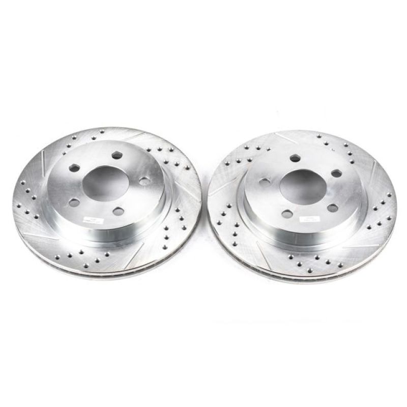 Load image into Gallery viewer, Power Stop 93-97 Chevrolet Camaro Rear Evolution Drilled & Slotted Rotors - Pair