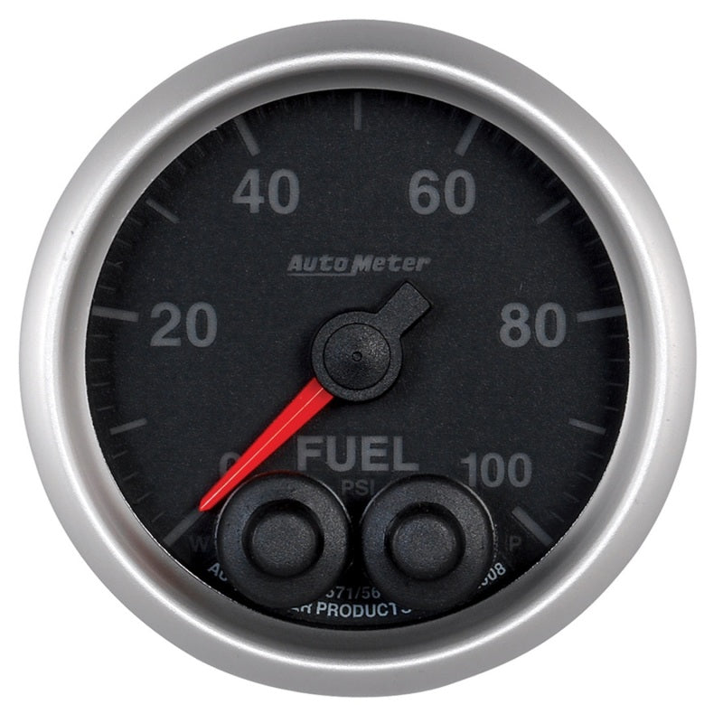 Load image into Gallery viewer, Autometer Elite 52mm 0-100 PSI Fuel Pressure Peak & Warn w/ Electronic Control Gauge