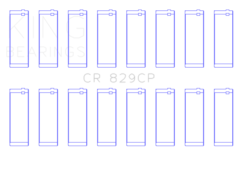 Load image into Gallery viewer, King Engine Bearings IHC/FORD 420CI 6.9L / 445CI 7.3L 16V (Size Standard) Connecting Rod Bearing Set