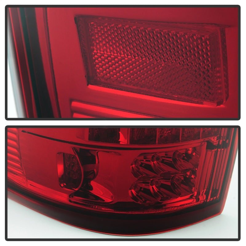 Load image into Gallery viewer, xTune Ford F150 Styleside 04-08 LED Tail Lights Red Clear ALT-ON-FF15004-LED-RC