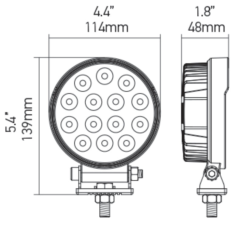 Load image into Gallery viewer, Hella ValueFit Work Light 5RD 2.0 LED MV LR LT